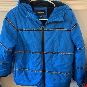 Calvin Klein Kids Vibrant Blue Puffer Jacket